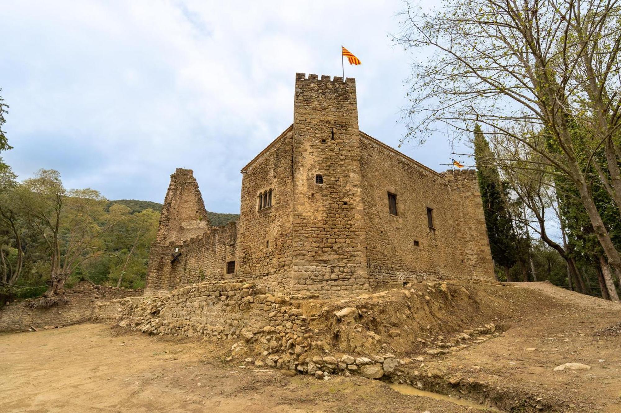 Castell In Girona Villa Sant Miquel de Campmajor Bagian luar foto